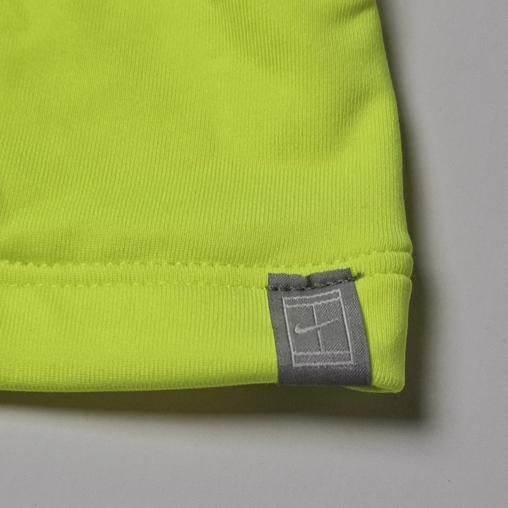 NIKE‎ Dry Fit Women's Fluorescent T-shirt  XL Tennis Outdoor Embroidered Ball
